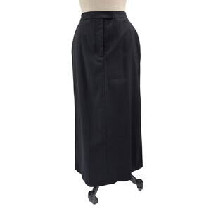 Vtg  NWT Andrea Viccaro Pencil Skirt Zip Front Black  w/ Pockets Sz 8/10 Sample